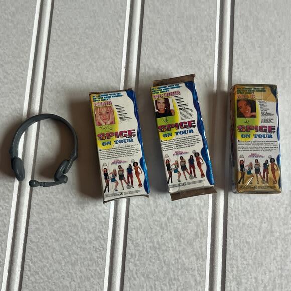 Spice Girls On Tour Mini Dolls & Empty Boxes Galoob 1998 Vintage - Picture 4 of 16